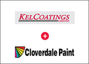 kelcoatings and cloverdale paint logos