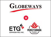 globeways, ETG and purely canada logos
