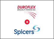 duroflex and spicers logos