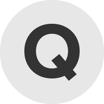 Icon of letter Q