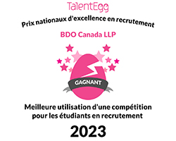 Logo de TalentEgg - Meilleure utillisation d'une compétition pour les étudiants en recruitement