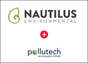 nautilus environmental and pollutech logos