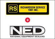 richardson service and ned logos