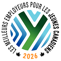 Logo des meilleurs employeurs pour les jeunes Canadiens