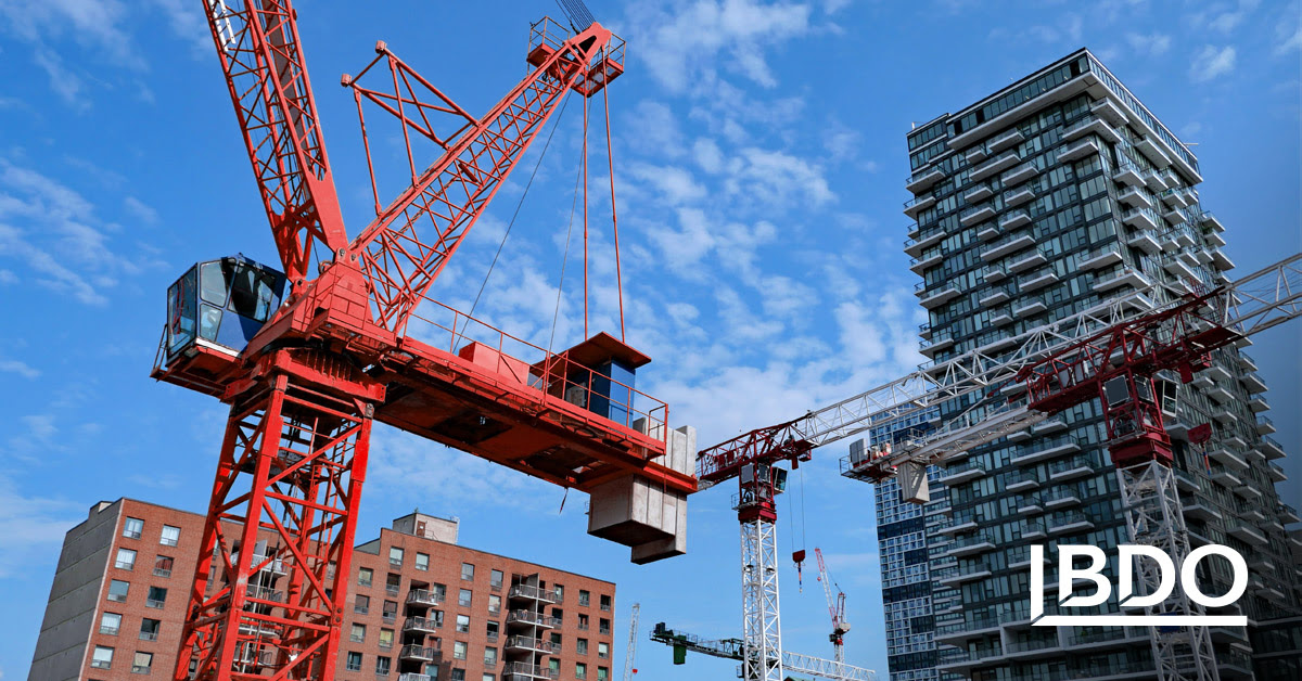 Ontario's Construction Act Do Your Accounting Systems Fit? BDO Canada